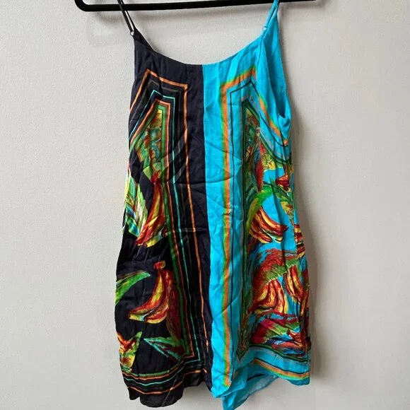 FARM RIO Mixed Banana Wrap Dress - Picture 2 of 6